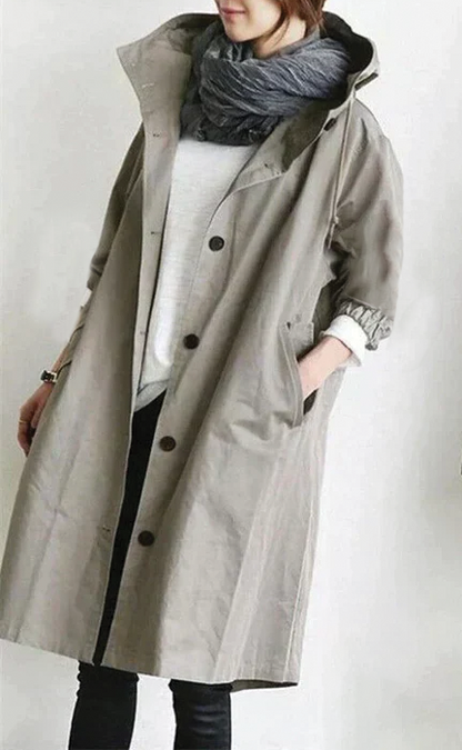 Ximena | Women’s Hooded Trench Coat