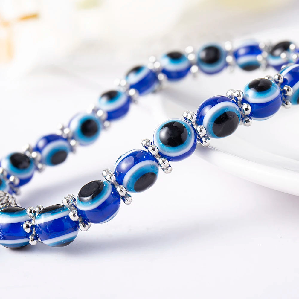 Wyvenna | Unisex Evil Eye Beaded Bracelet & Anklet