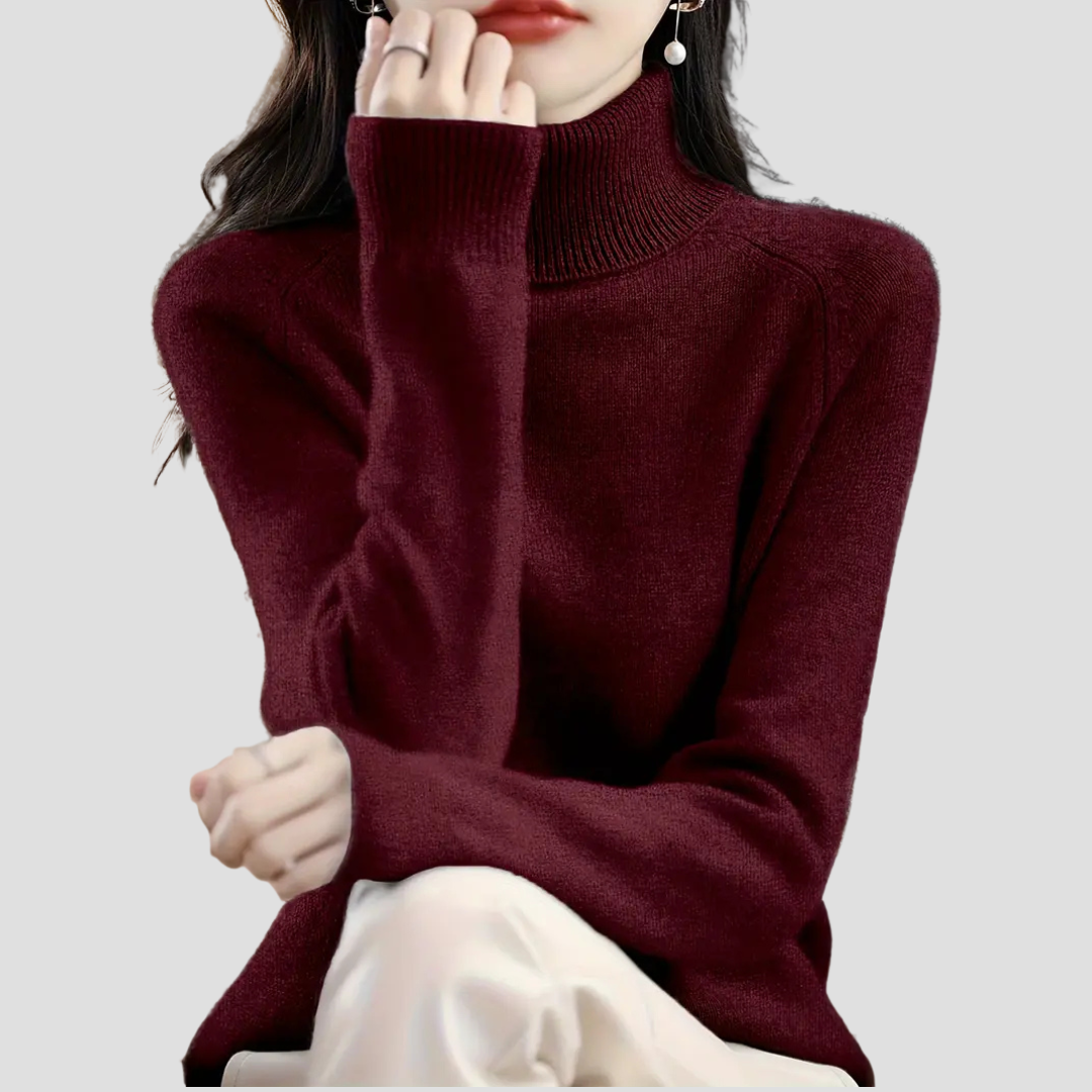 Alverin | Women’s Turtleneck Knit Sweater