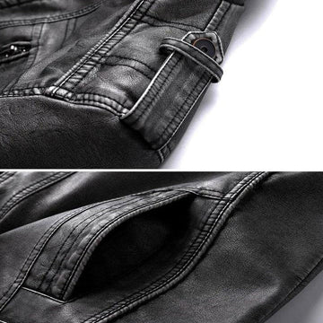 Derek | Men’s PU Leather Jacket