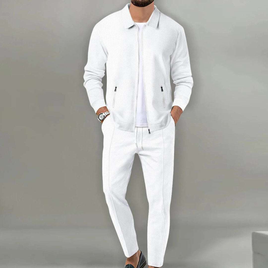 Cohen | Men’s Lightweight Tracksuit Co-ord with Zip Jacket and Tapered Joggers