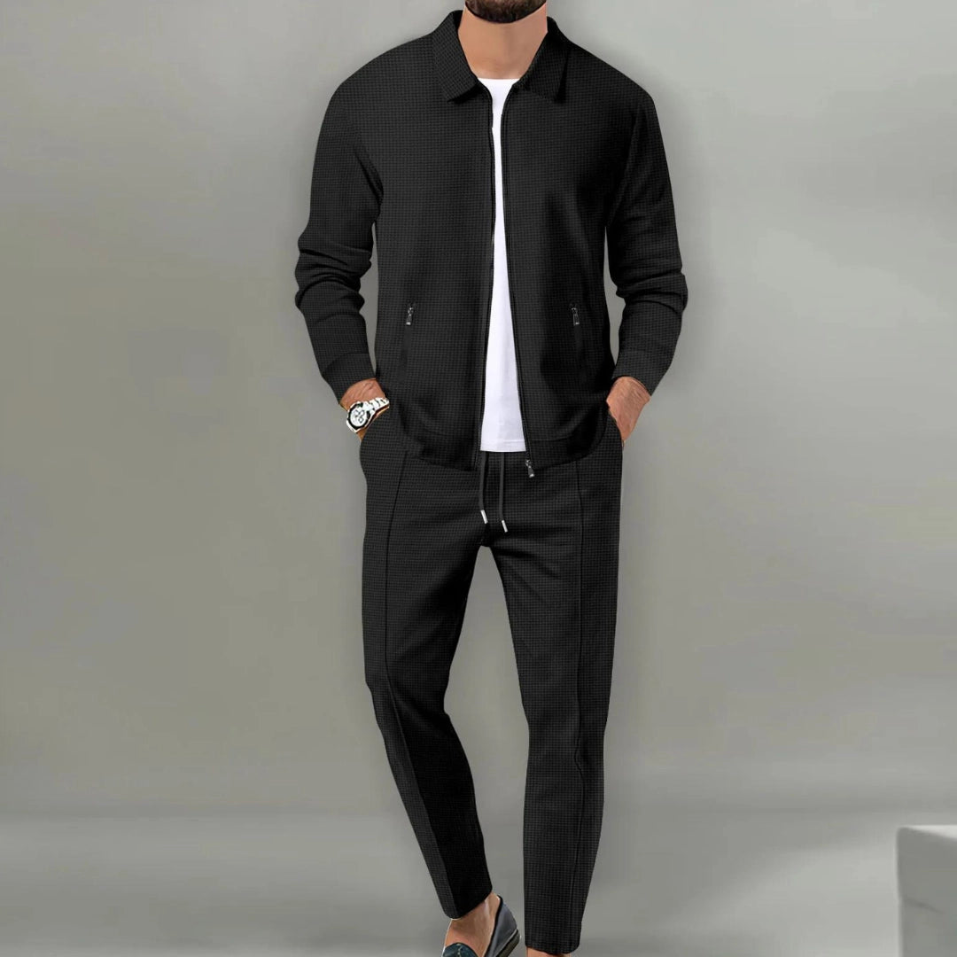 Cohen | Men’s Lightweight Tracksuit Co-ord with Zip Jacket and Tapered Joggers