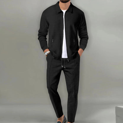Cohen | Men’s Lightweight Tracksuit Co-ord with Zip Jacket and Tapered Joggers