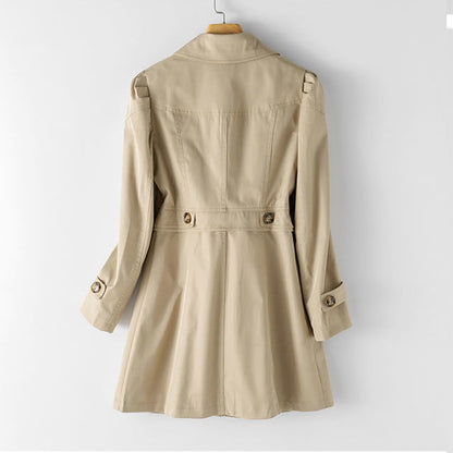 Zoe | Women’s Classic Cotton-Blend Trench Coat