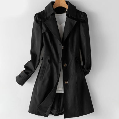Zoe | Women’s Classic Cotton-Blend Trench Coat