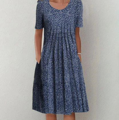 Virginia | Women’s Printed Midi Summer Dress