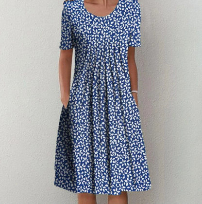 Virginia | Women’s Printed Midi Summer Dress