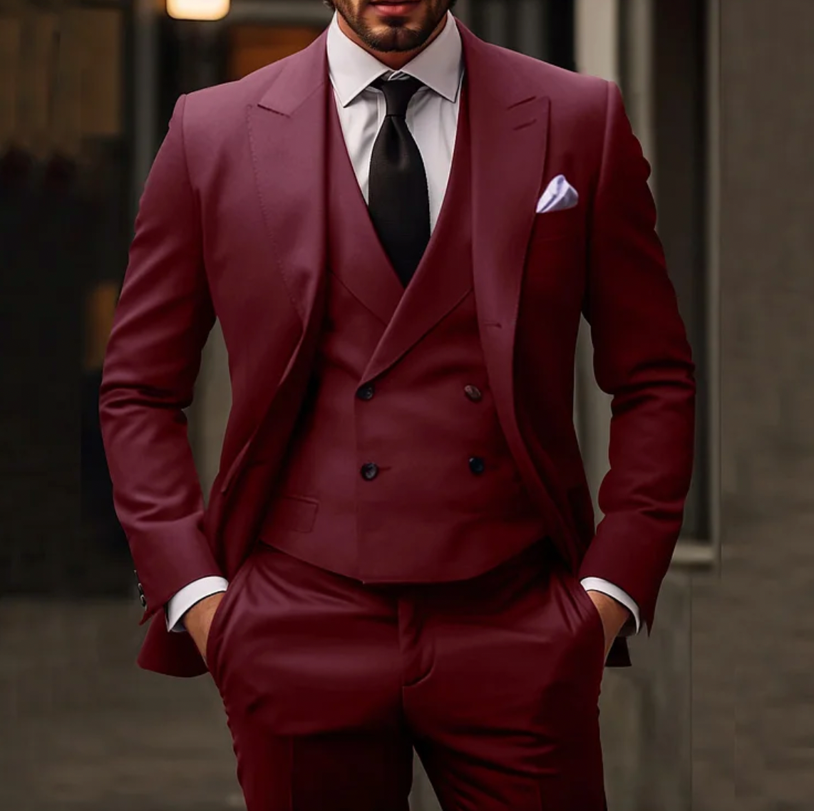 Chris | Men’s 3-Piece Tailored Suit Set