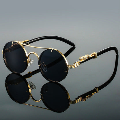 Aldo | Men’s Retro Oval Metal Sunglasses