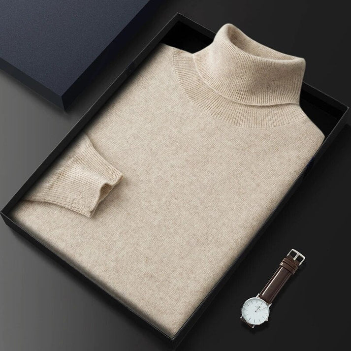 Calen | Men’s Luxury Cashmere Turtleneck Sweater