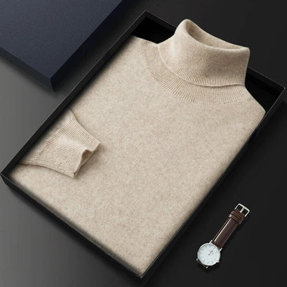 Calen | Men’s Luxury Cashmere Turtleneck Sweater