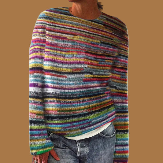 Christina | Women’s Colorful Chunky Knit Sweater