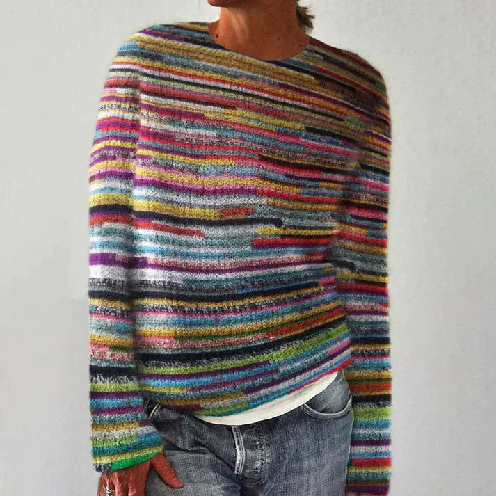 Christina | Women’s Colorful Chunky Knit Sweater