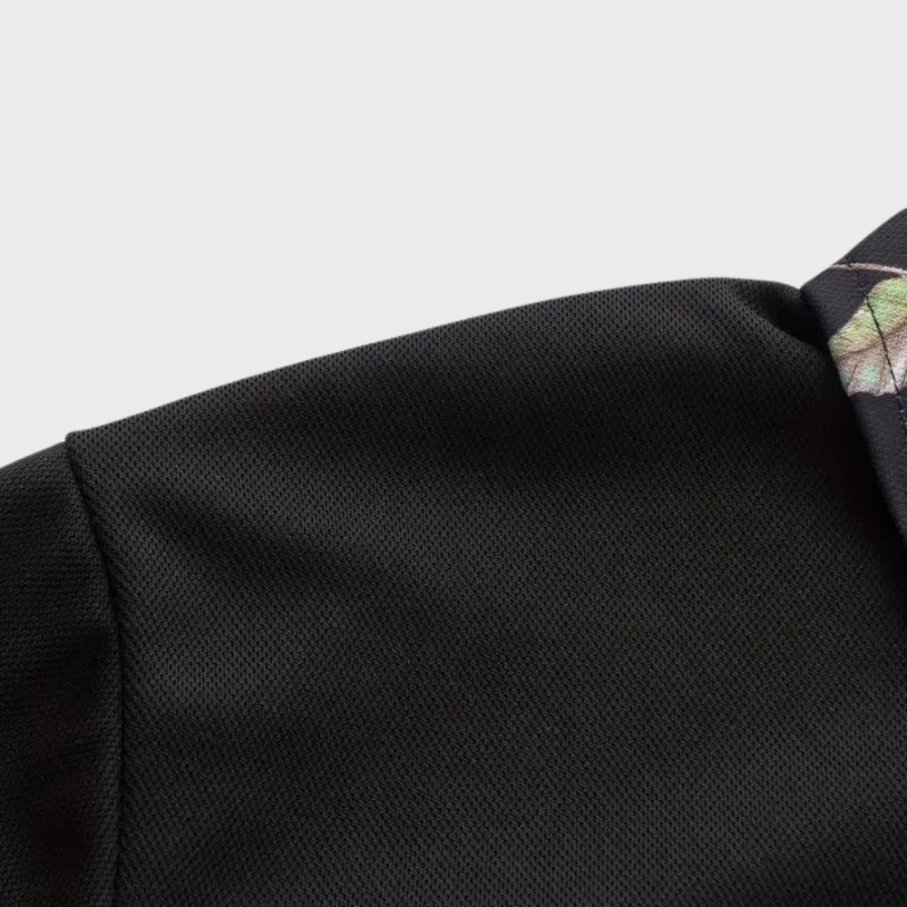 Tristan | Men’s Printed Collar Polo Shirt