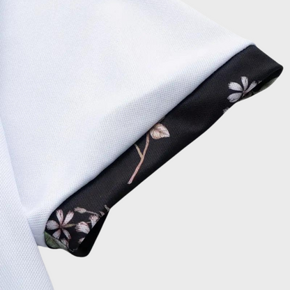 Tristan | Men’s Printed Collar Polo Shirt