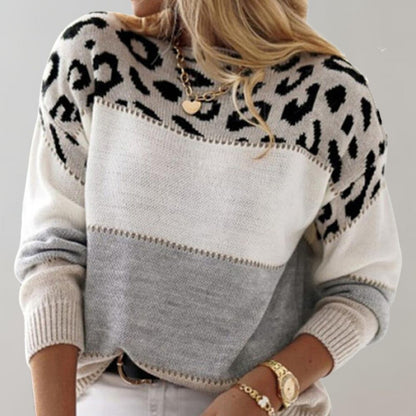 Avery | Women’s Leopard Print Casual Sweater