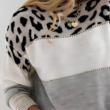 Avery | Women’s Leopard Print Casual Sweater