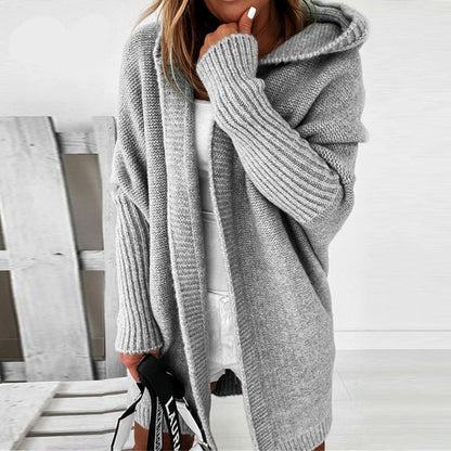Serenna | Women’s Cozy Oversized Hooded Cardigan