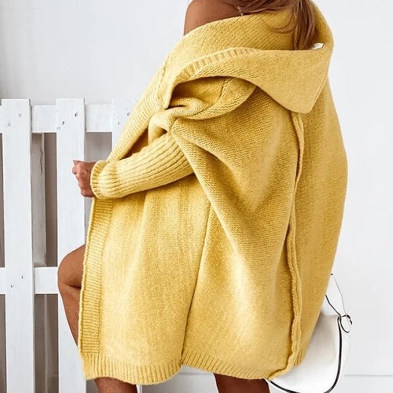 Serenna | Women’s Cozy Oversized Hooded Cardigan