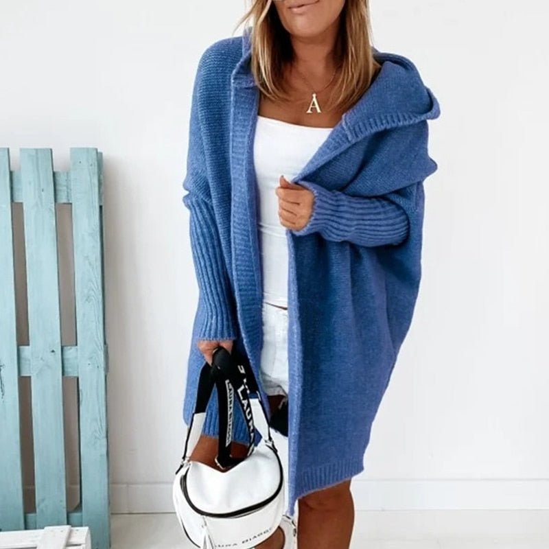 Serenna | Women’s Cozy Oversized Hooded Cardigan
