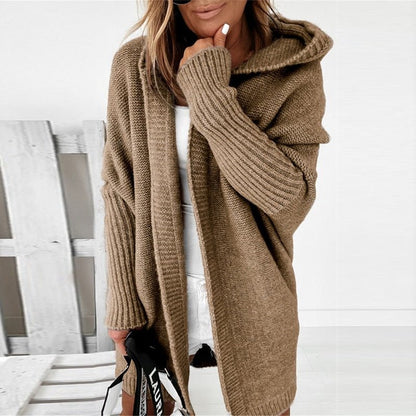 Serenna | Women’s Cozy Oversized Hooded Cardigan