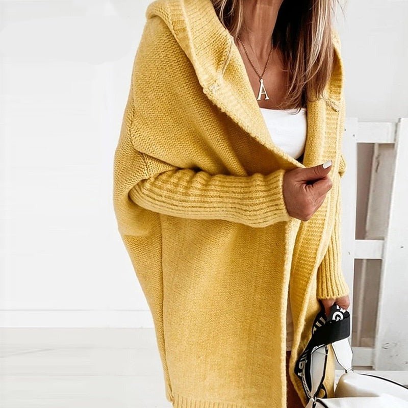 Serenna | Women’s Cozy Oversized Hooded Cardigan