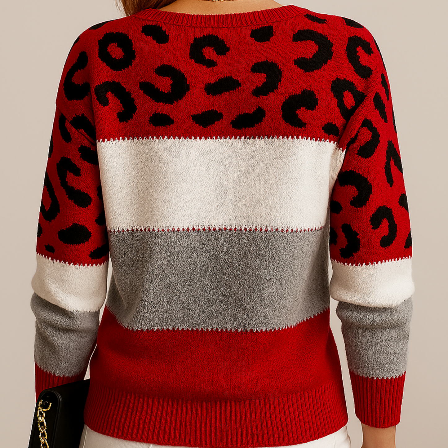 Avery | Women’s Leopard Print Casual Sweater