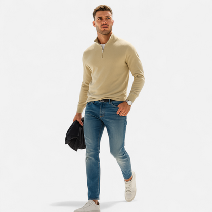 Caelus | Men’s Half-Zip Knitted Sweater