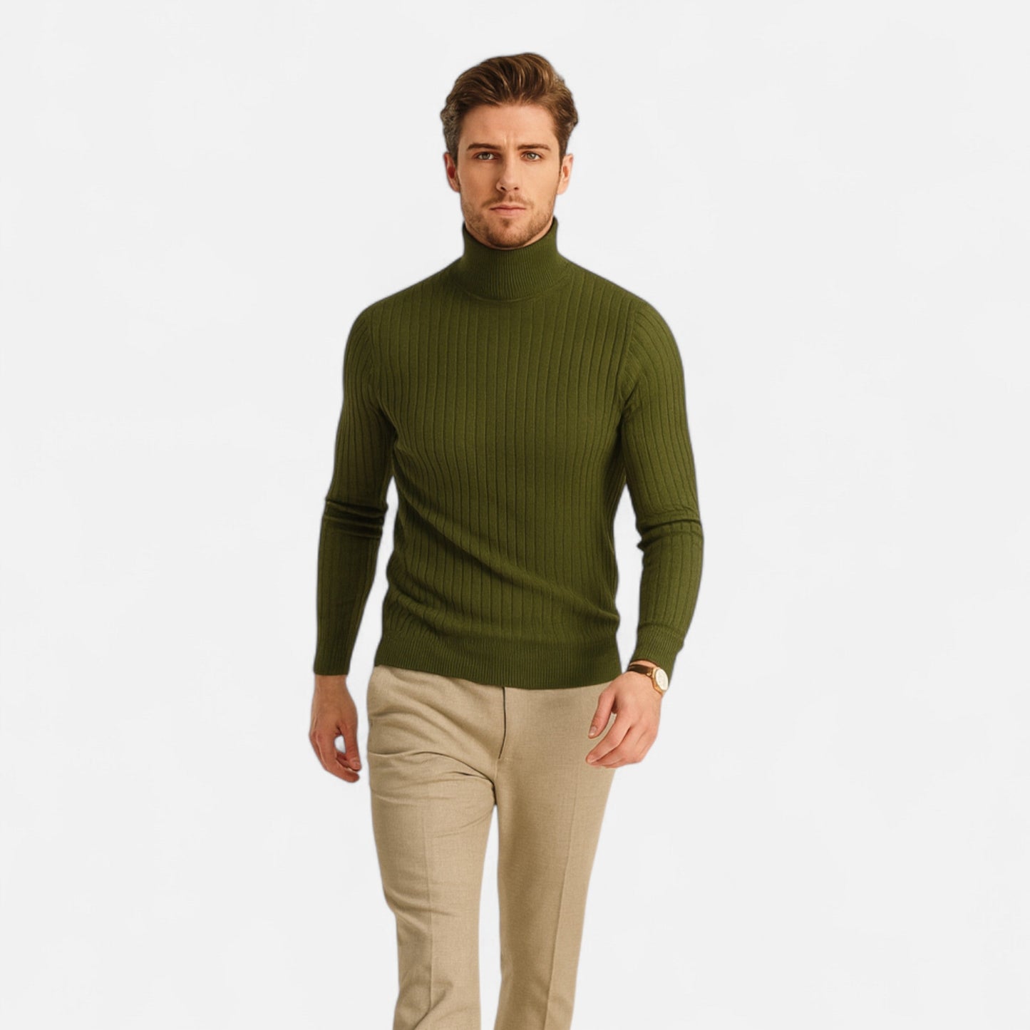 Alvion | Men’s Wool High-Neck Sweater