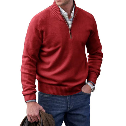 Cassian | Men’s Luxury Cashmere Zip Sweater