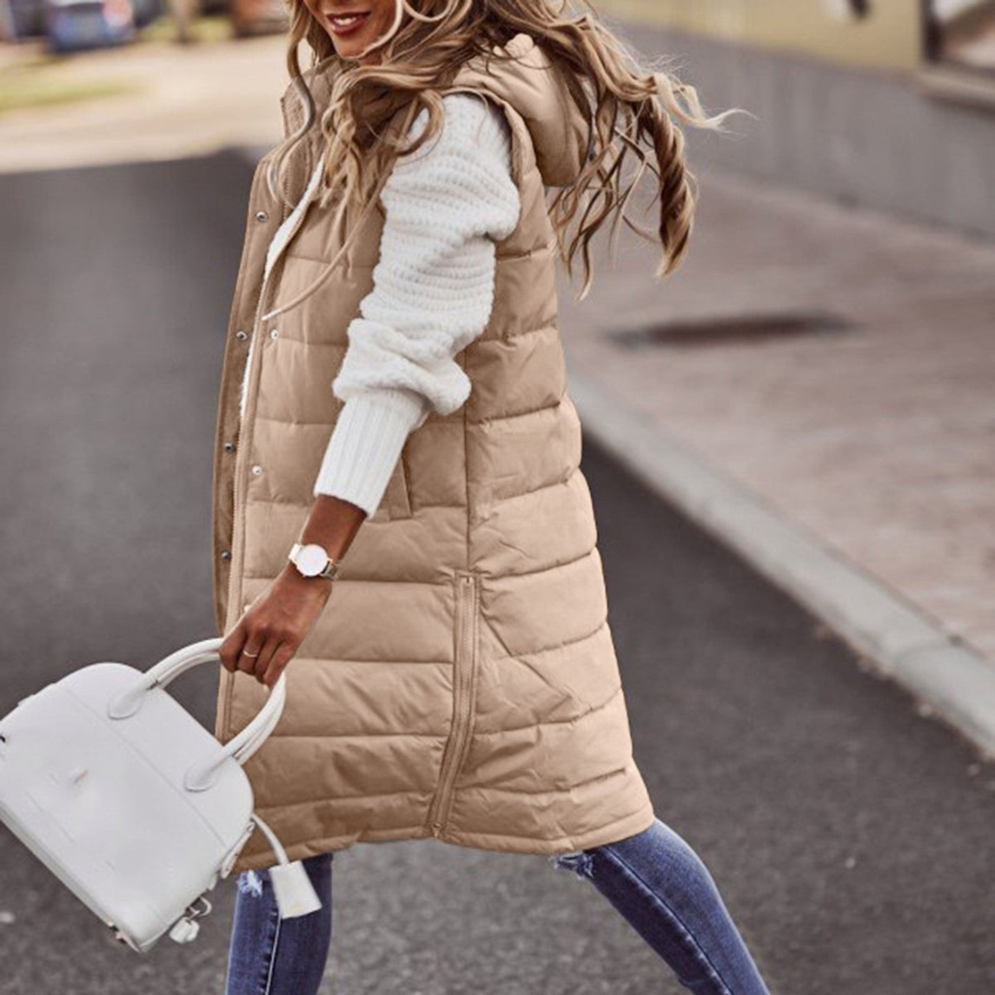 Tiffany | Women’s Long Puffer Bodywarmer