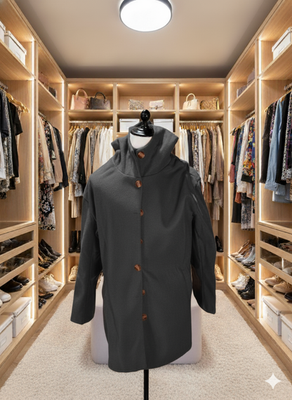 Aemie | Women’s Long Hooded Trench Coat