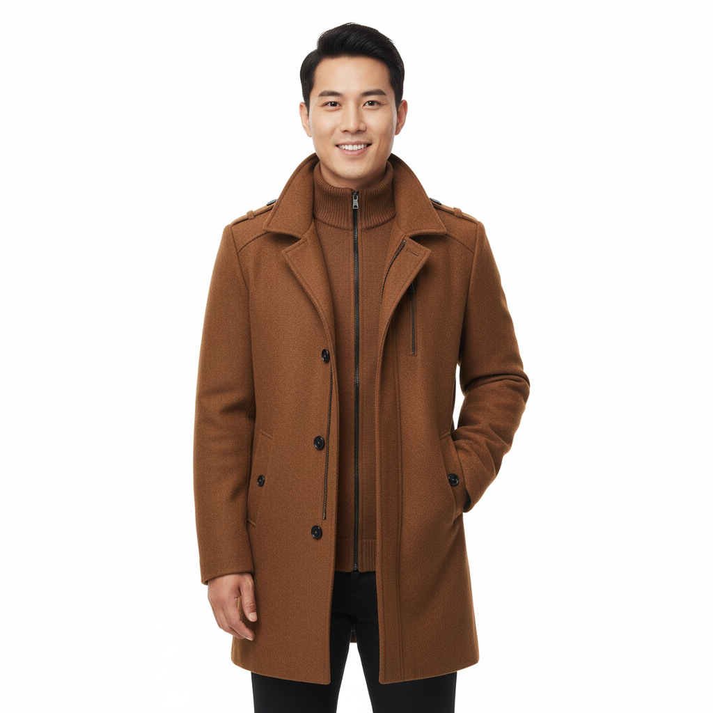 Claus | Men’s Double-Layer Premium Overcoat