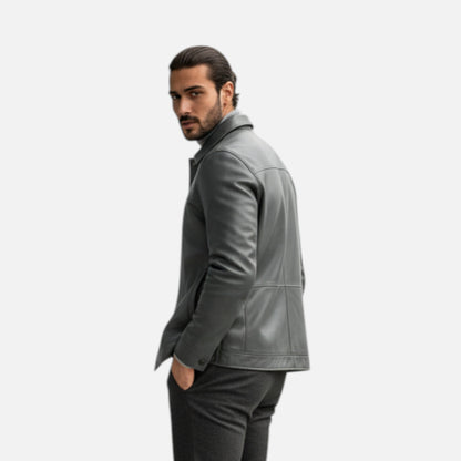 Sterling | Men’s Polo Leather Coat