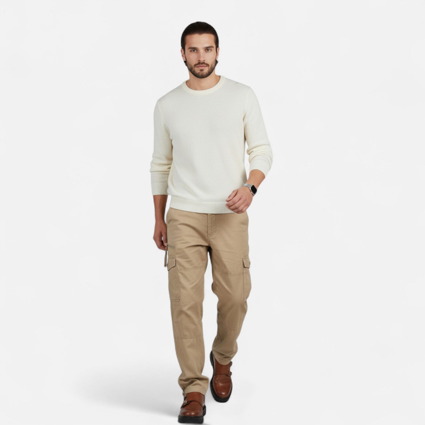 Brayden | Men’s Cotton Utility Cargo Trousers