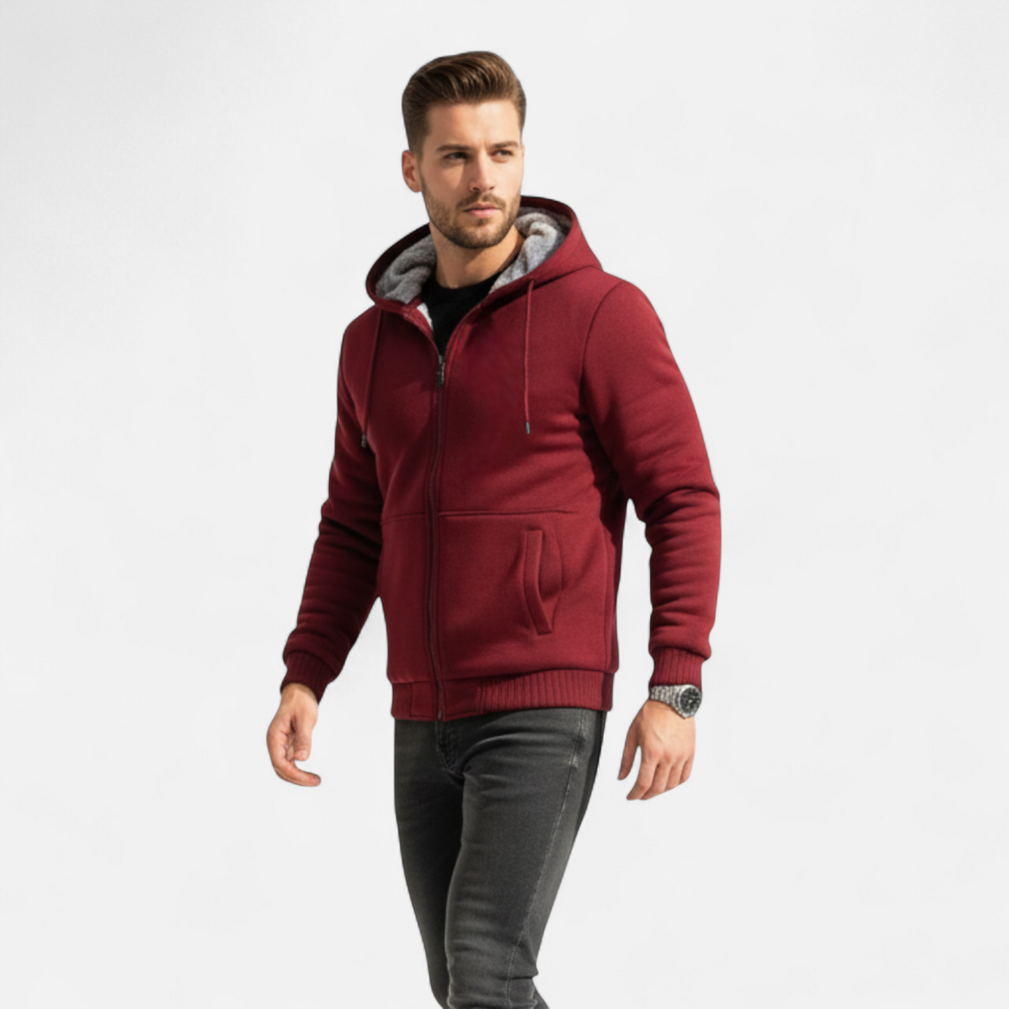 Veloro | Men’s Fleece Hoodie Jacket
