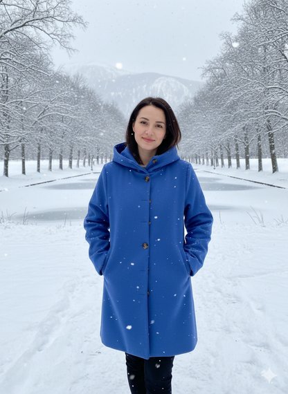 Aemie | Women’s Long Hooded Trench Coat