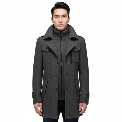 Claus | Men’s Double-Layer Premium Overcoat
