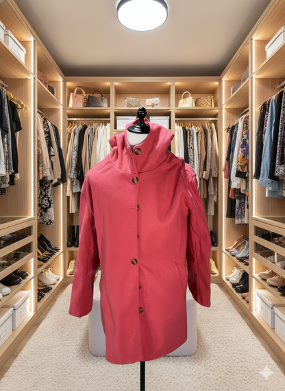 Aemie | Women’s Long Hooded Trench Coat