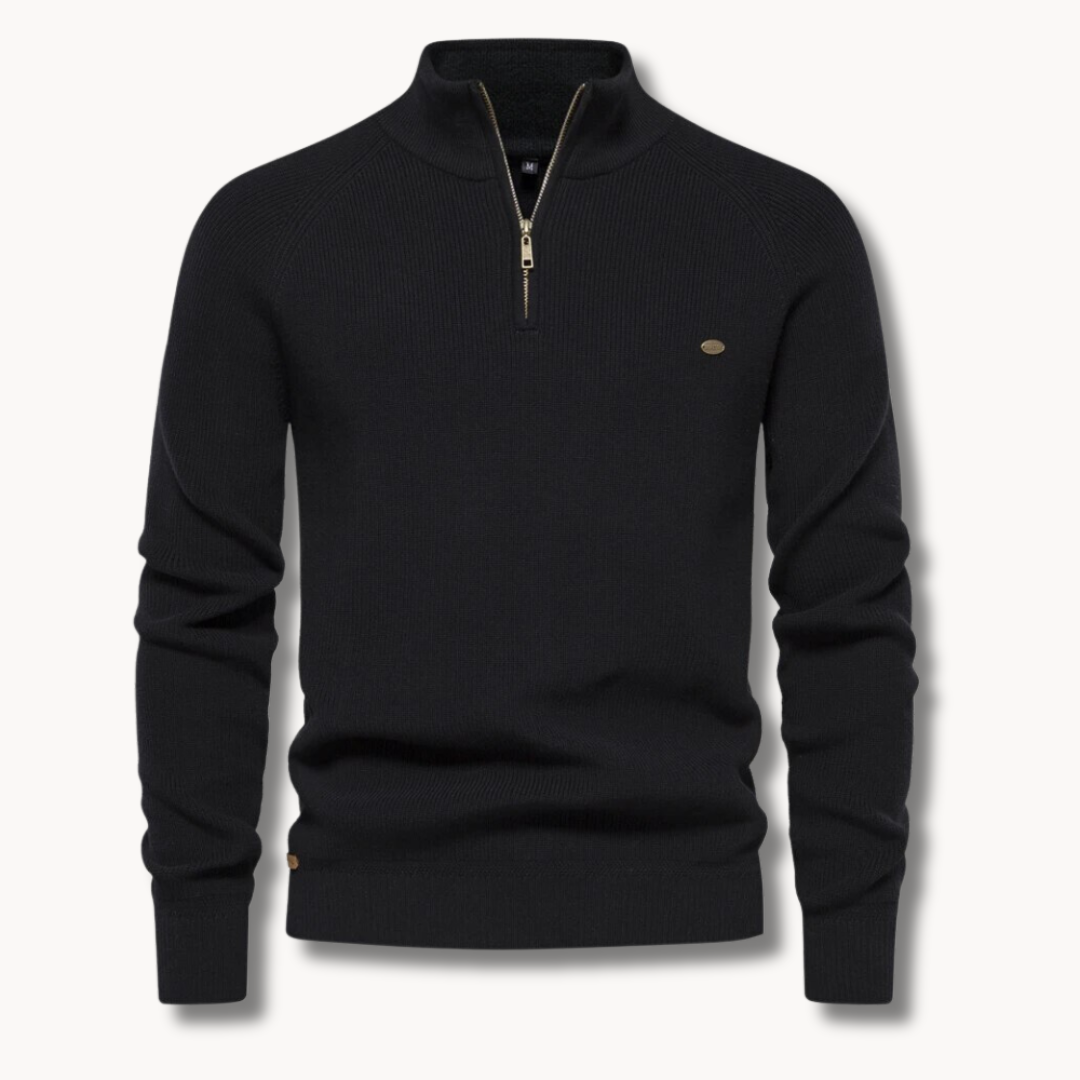 Steven | Men’s Half-Zip Knitted Jumper