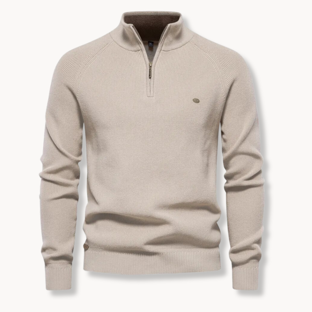 Steven | Men’s Half-Zip Knitted Jumper