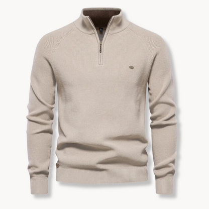 Steven | Men’s Half-Zip Knitted Jumper