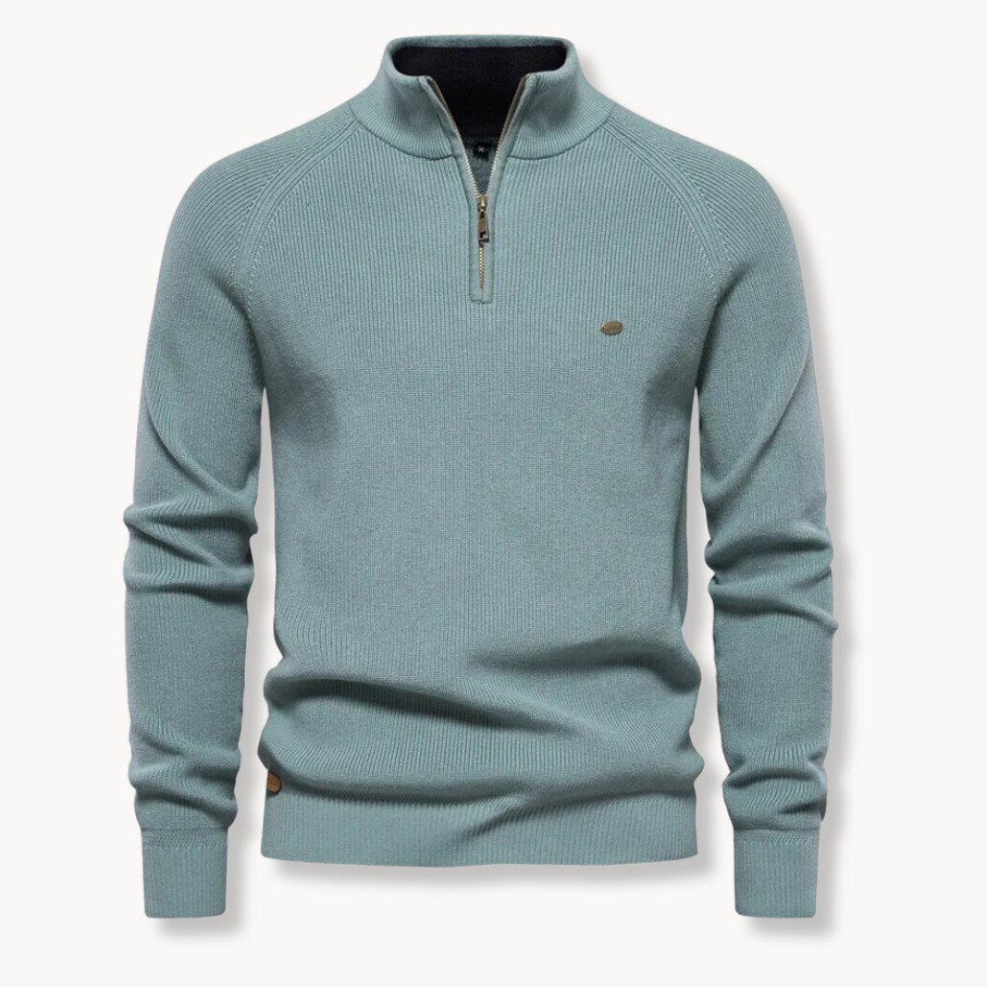 Steven | Men’s Half-Zip Knitted Jumper