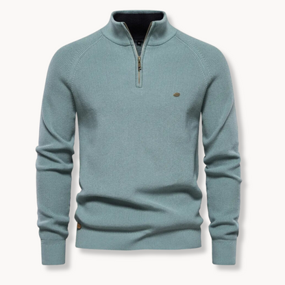 Steven | Men’s Half-Zip Knitted Jumper