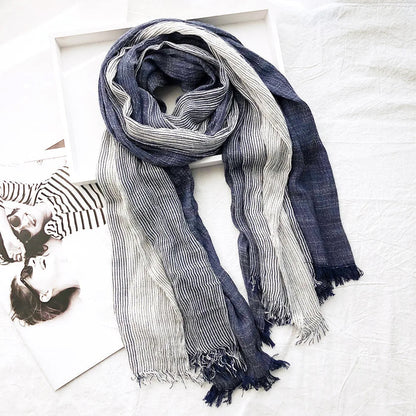 Savannah | Women’s Heritage Stripe Linen Scarf