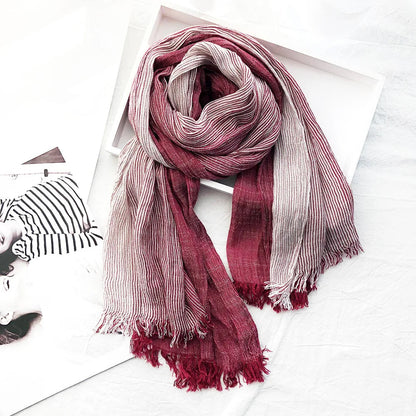 Savannah | Women’s Heritage Stripe Linen Scarf