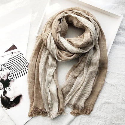 Savannah | Women’s Heritage Stripe Linen Scarf