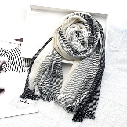 Savannah | Women’s Heritage Stripe Linen Scarf
