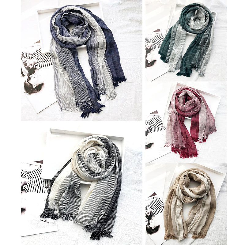 Savannah | Women’s Heritage Stripe Linen Scarf