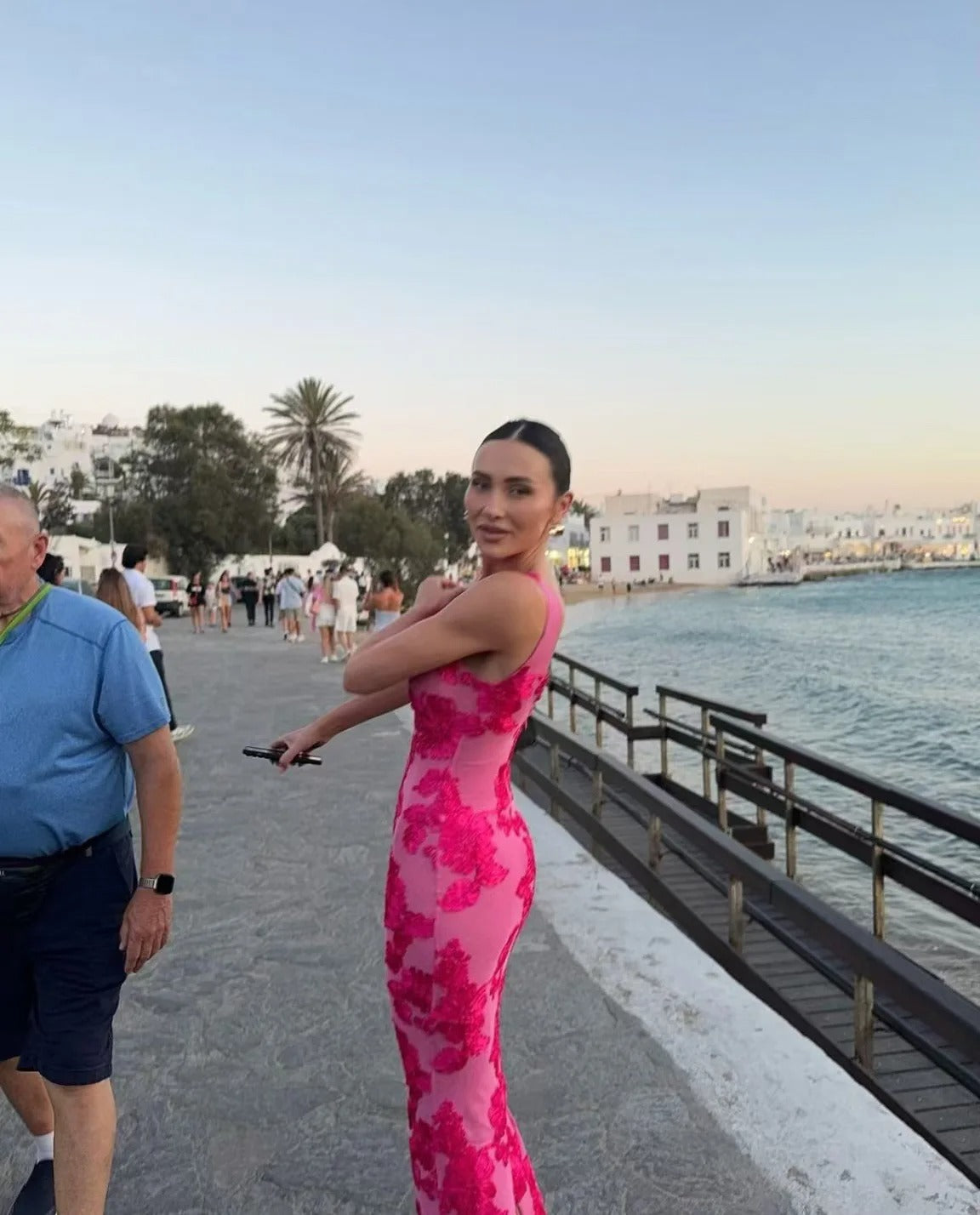 Dakota | Women’s Floral Print Fitted Maxi Dress